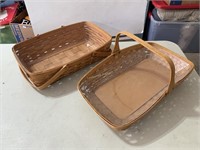 Larger Longaberger Baskets with protectors