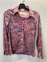 Vintage Lori-Lynn Femme Pink Paisley Shirt
