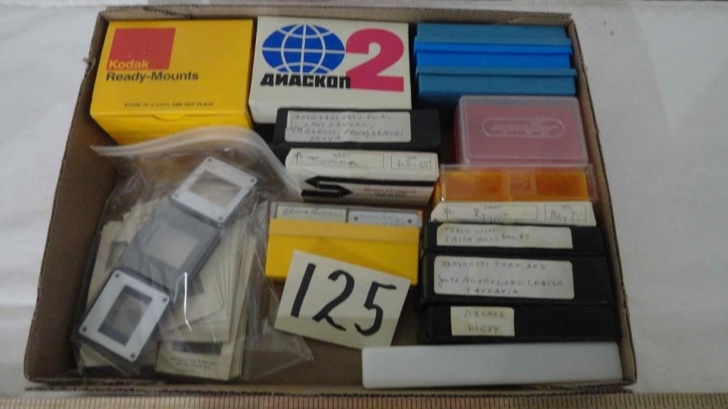 Cases of Projector Slides