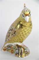 ROYAL CROWN DERBY PAPERWEIGHT "CITRON COCKATOO"