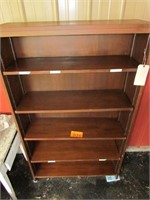 Wood Shelving Unit with Adjustable Shelves