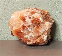 Redish Orangish Tri-Colored Calcite Crystal