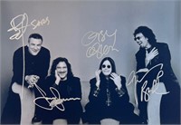 Autograph COA Black Sabbath Photo