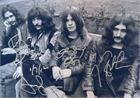 Autograph COA Black Sabbath Photo