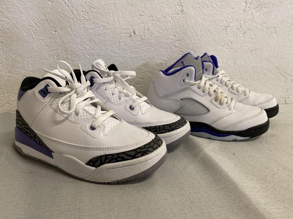 2 Pairs Of Jordans Size 13c