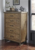 Ashley B663 Dondie Solid Wood Highboy Chest