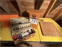 Tackle box, battery box, filet board & seat