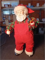 14" Tall Musical Collector's Santa Claus.