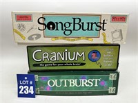 Songburst, Granium & Outburst