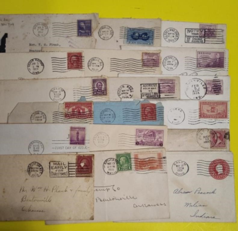 1920 through 1960s covers With Stamps
