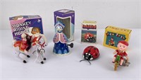 Group of Small Tin Toys