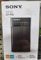 Sony portable AM/FM Radio battery (power outages)