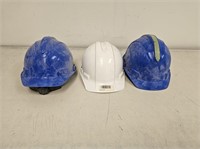 (3) Hard Hats - Needs Dusting