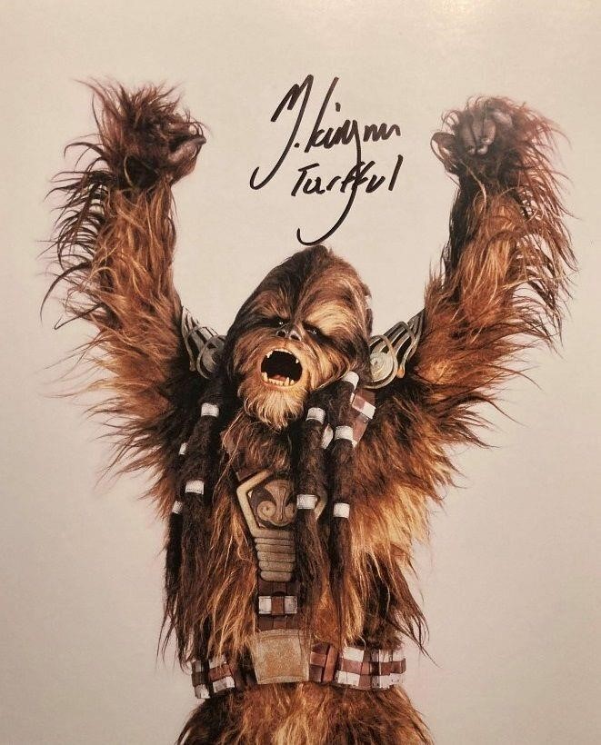 Star Wars Gen Tarfful Wookie Signed Reprint