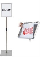 $56 8.5x11” Pedestal Poster Stand