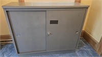 Metal Cabinet with 3M Brand Scotch recording tape