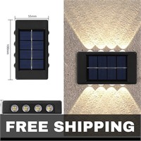 NEW 8LED Solar Wall Lamp Outdoor Waterproof