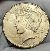 1925 Peace Silver Dollar XF