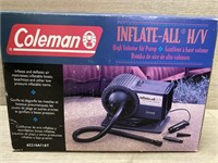 Coleman Inflate All H/V High Volume Pump NIB