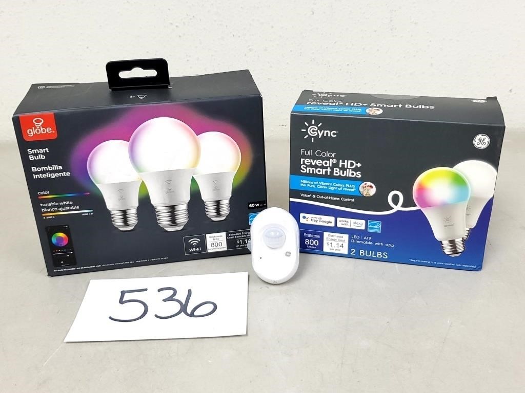 New LED Smart Bulbs + GE Light Bulb Sensor