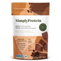 Sealed - Simply Protein Keto Energy Bites Peanut B