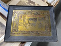 1902 brass plague engraving george rutledge