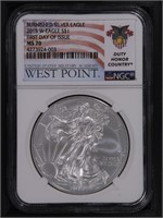 2015-W $1 American Silver Eagle NGC MS70 FDOI