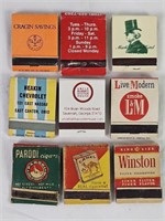 Group of 9 Matchbooks