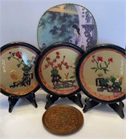 Asian inspired decorative art lot
Hand carved