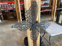 Metal butterfly ornamental item