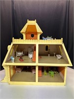 1970’s Mattel Doll House with Accessories