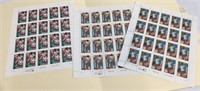 3 Sheets of World Cup Stamps TCG
