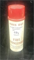 Fires out fire extinguisher