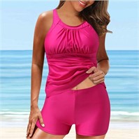 Two-Piece Bathing Suit - Pink - Size L