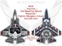 New Top Gun Fighter Weapons School Challenge Coin