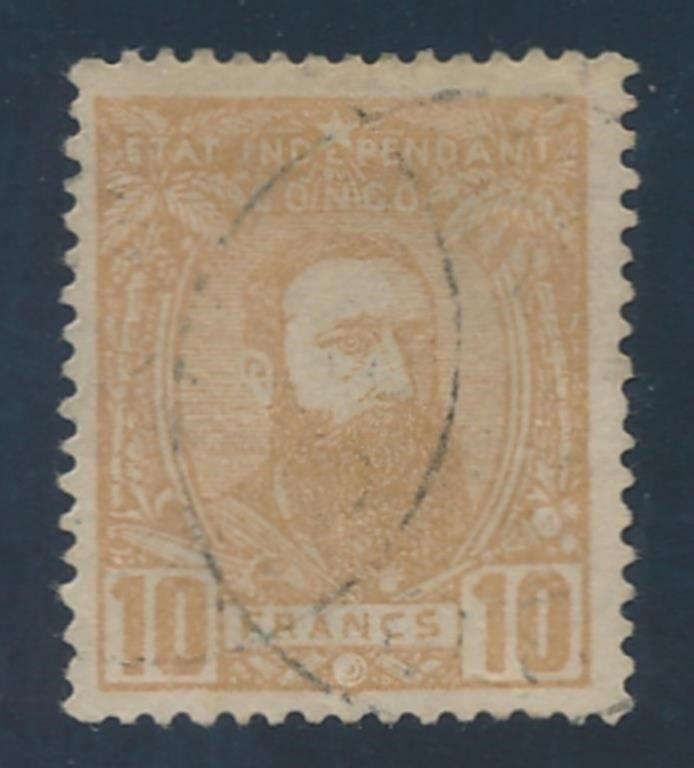 BELGIAN CONGO #13 USED VF