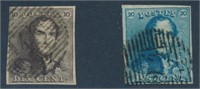 BELGIUM #1-2 USED FINE-EXTRA FINE