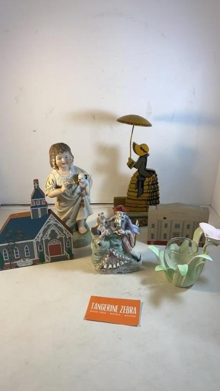 Collectibles; Brass, Glass, Porcelain, Books, Old Photos