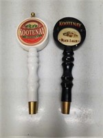 Kootenay Brewery Beer Bar Taps