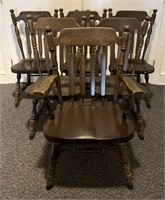 (6) Ethan Allan Style dining chairs, they have