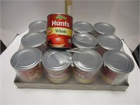 12 Cans Hunts Tomatoes