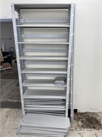2 Metal Storage Shelves (1not built)