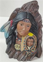 8" Tall Native Ceramic
