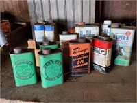 Vintage consumable, oil cans