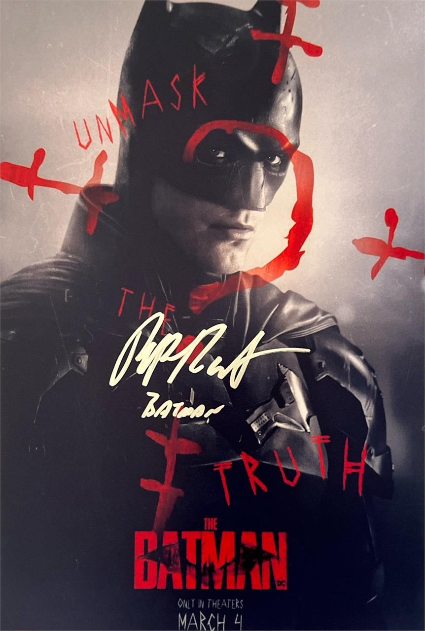 Autograph COA Batman Photo