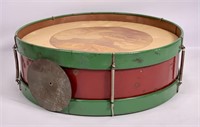 Tin drum - "Seadrome" on head (punch in edge), tin