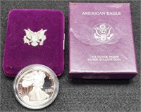 1986-S Proof American Eagle BU w/ Case & COA