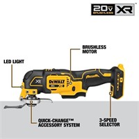 DEWALT XR 20V Max Variable Speed Multi-Tool Kit