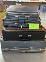 (4) TRAVEL SUITCASES; AMELIA EARHART & MORE