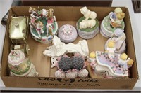 Music Boxes and figurines